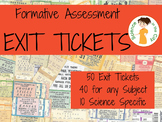 50 Exit Tickets (Formative Assessment)