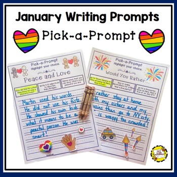 Pick-a-Prompt (January Writing Prompts)