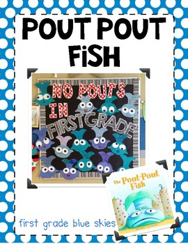Pout Pout Fish~ Craft Template