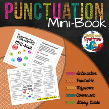 Punctuation Mini-Book (A Perfect Addition to an ELA Interactive Notebook)