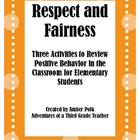 Respect, Fairness and Friendship Activities