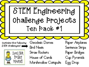STEM Engineering Challenge Projects ~ TEN PACK #1