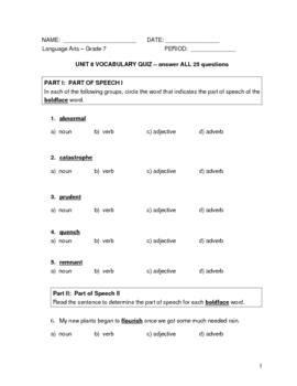 Voary Workshop Level E Unit 6 Synonyms And Antonyms Answers