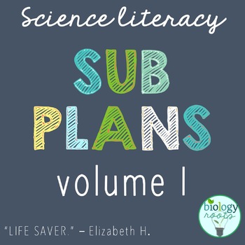 Science Sub Plans for Secondary Science