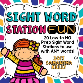 Sight Word Stations