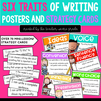 The six traits of writing posters for teachers