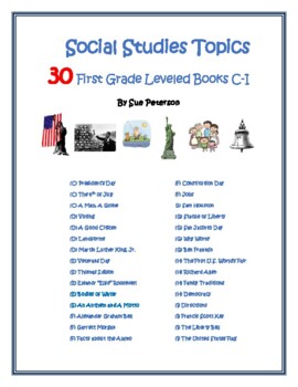 Social Studies Topics – Leveled Books: First Grade Pre-Pri