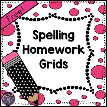 Spelling homework ideas second grade