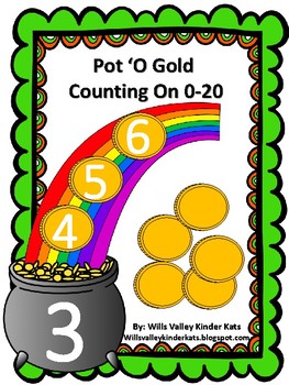 St. Patrick's Day (March) Counting On Math Activity