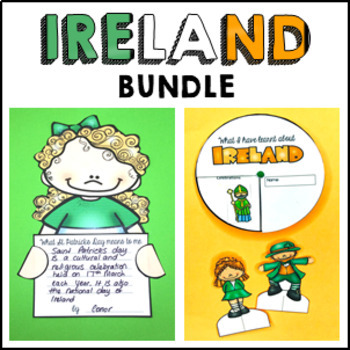 Ireland Bundle Activities, Information Slides, Games, Literacy, Math
