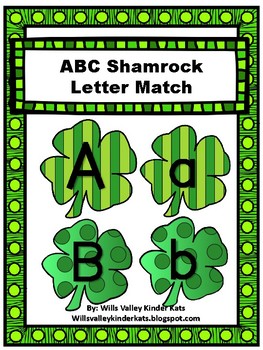 St. Patty's Day Letter Match (March/St. Patrick's Day/Shamrocks)