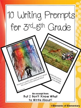 Writing prompts grade 3