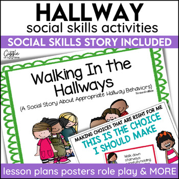 Walking In the Hallways (A Social Story About Appropriate Hallway Behaviors)