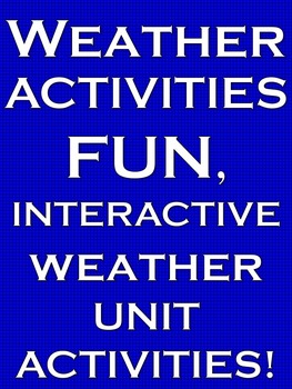  weather activities for kids